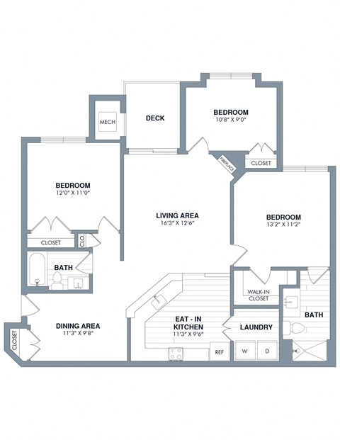 Maple Floor plan- Owings park